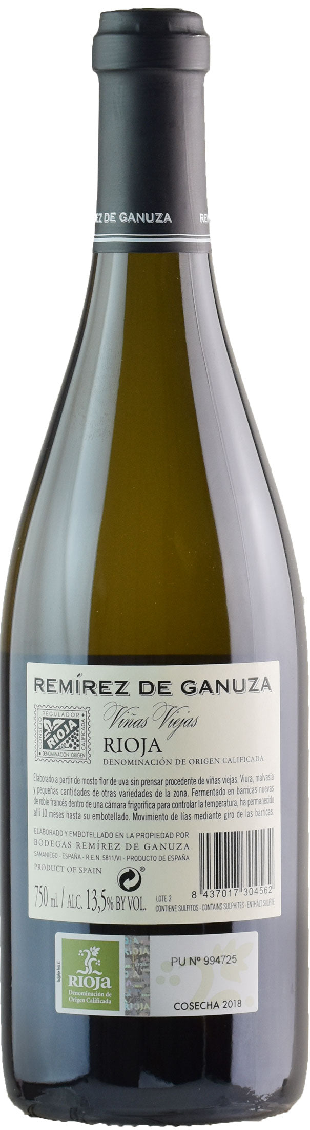 Remirez De Ganuza Blanco 2018