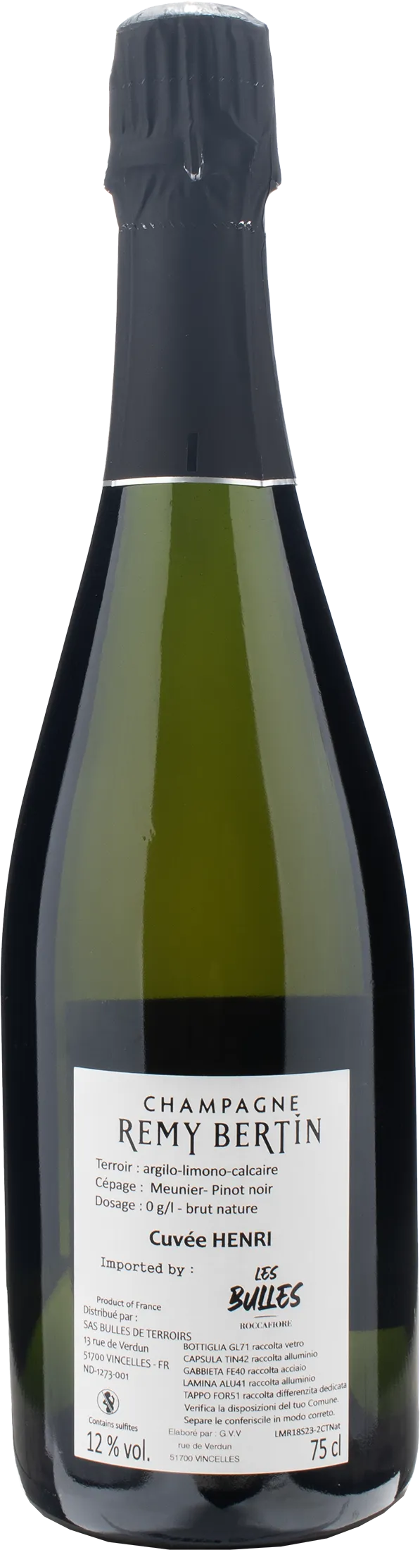 Remy Bertin Champagne Brut Nature