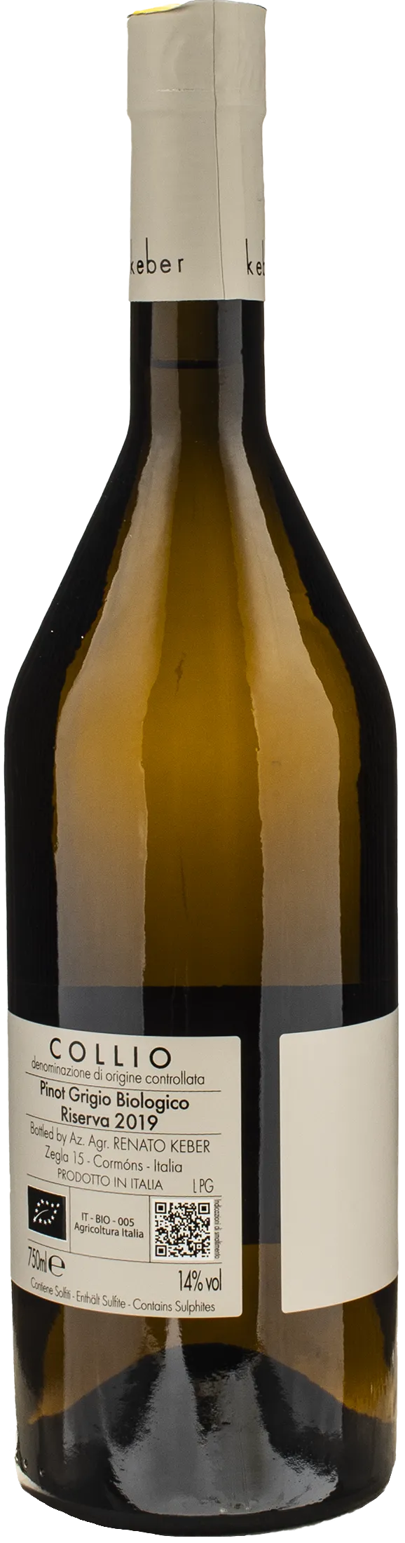 Renato Keber Collio Pinot Grigio Riserva 2019