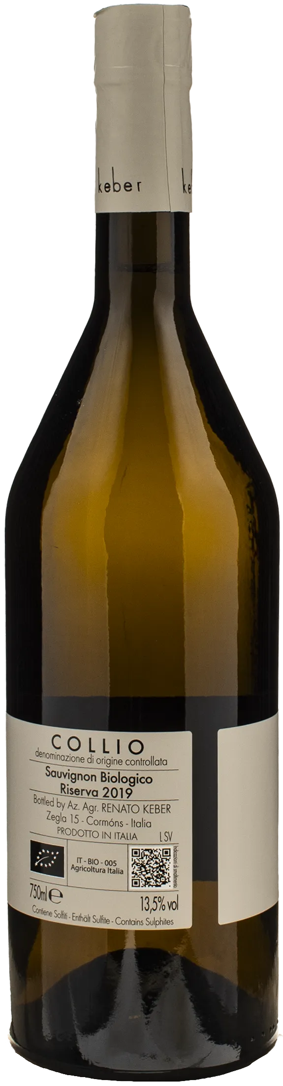 Renato Keber Collio Sauvignon Riserva 2019