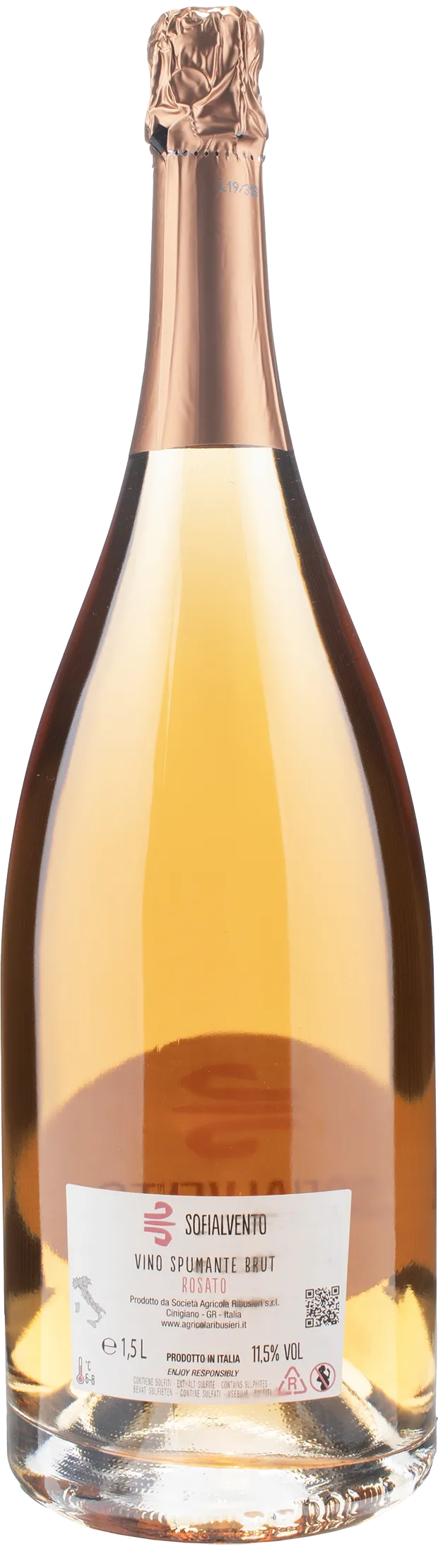 Ribusieri Sofialvento Spumante Rosato Brut Magnum