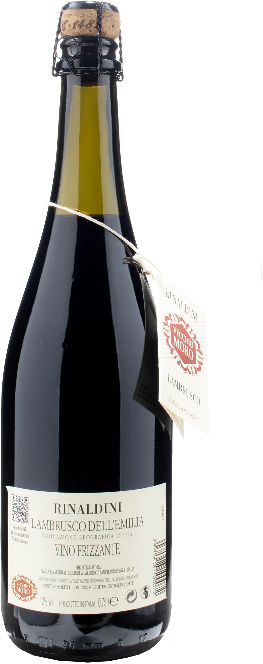 Rinaldini Lambrusco Vecchio Moro Vino Frizzante
