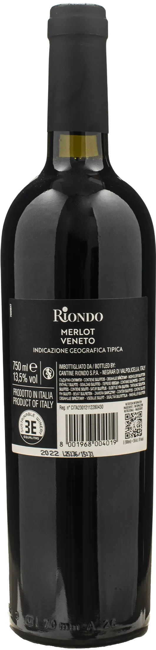 Riondo Merlot 2022