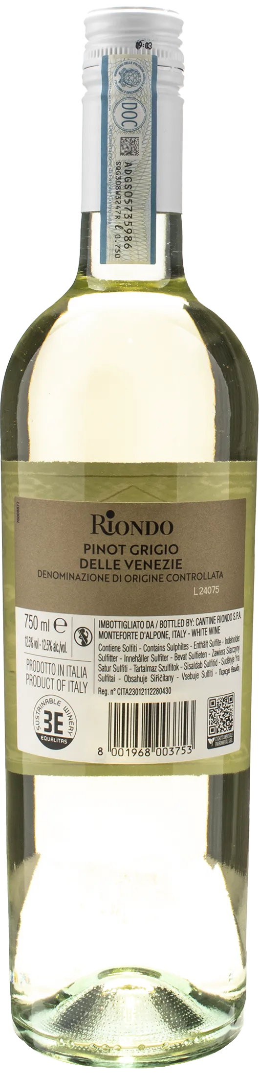 Riondo Pinot Grigio delle Venezie 2023