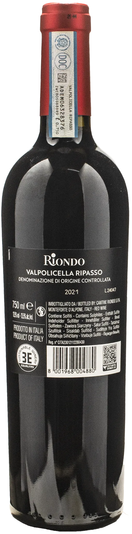 Riondo Valpolicella Ripasso 2021