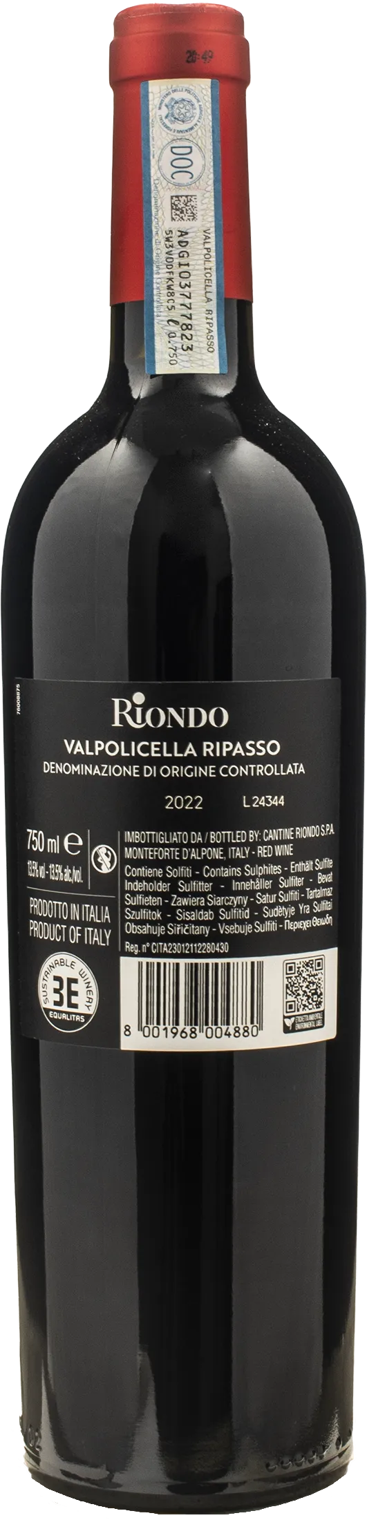 Riondo Valpolicella Ripasso 2022
