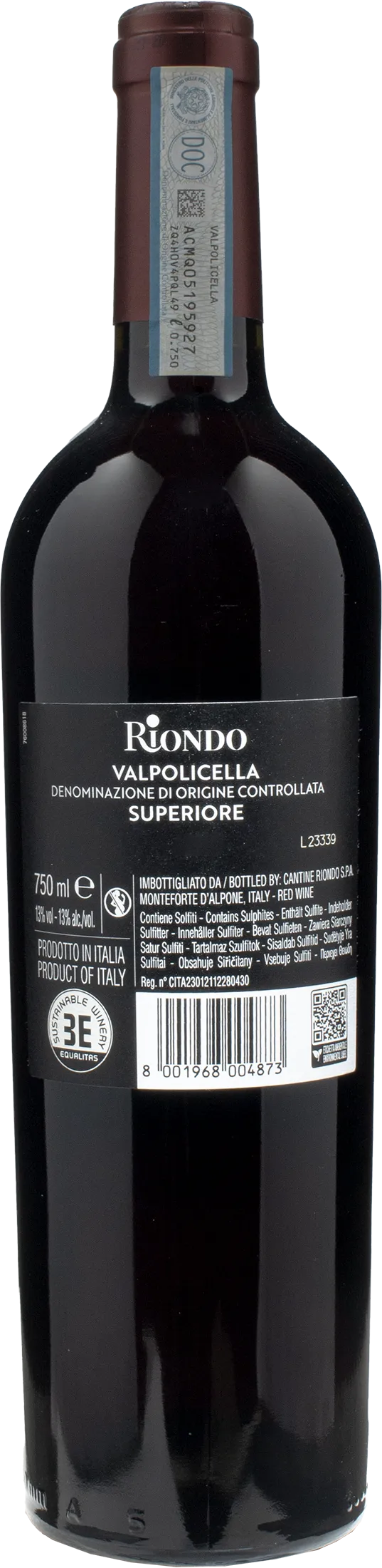 Riondo Valpolicella Superiore 2021