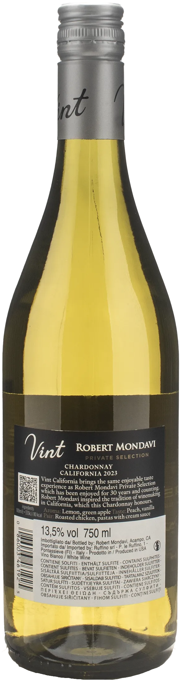 Robert Mondavi Private Selection Vint Chardonnay 2023