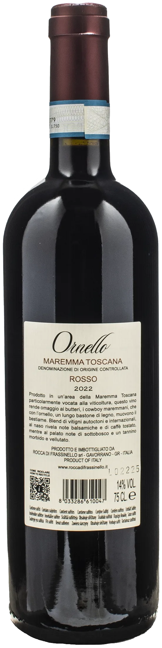 Rocca di Frassinello Ornello 2022