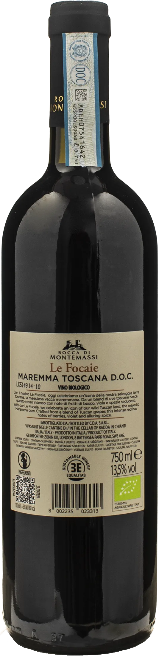 Rocca di Montemassi Maremma Toscana Le Focaie 2023