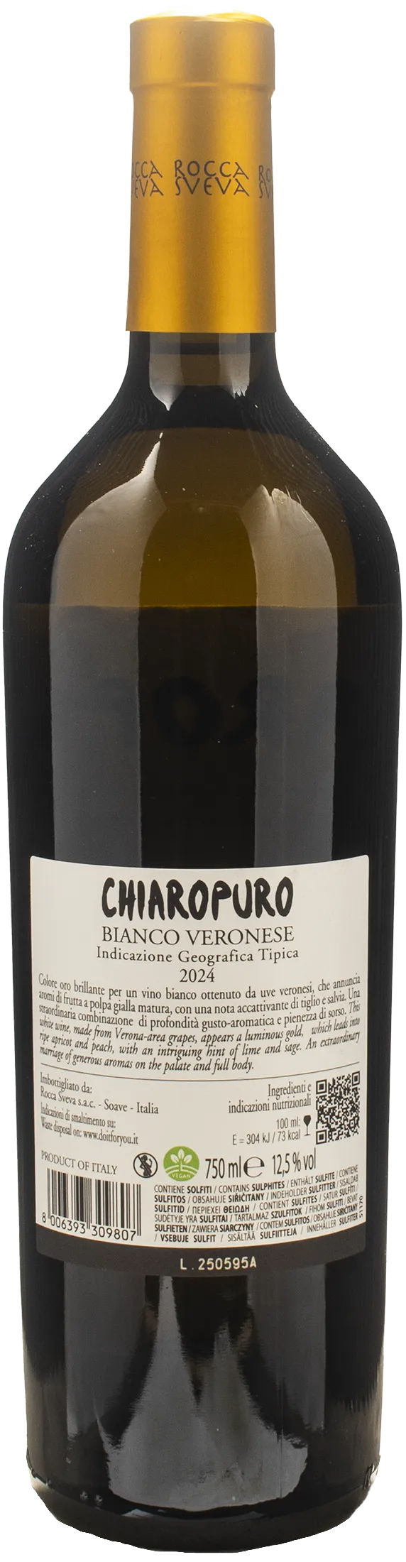 Rocca Sveva Chiaropuro Bianco leggermente appassite 2024