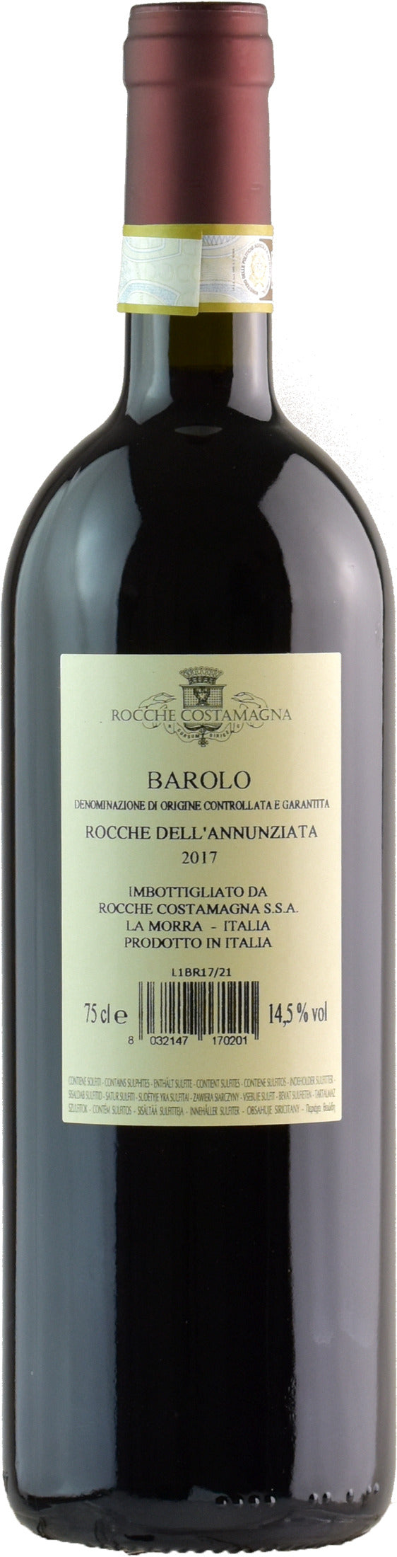 Rocche Costamagna Barolo Rocche dell'Annunziata 2017
