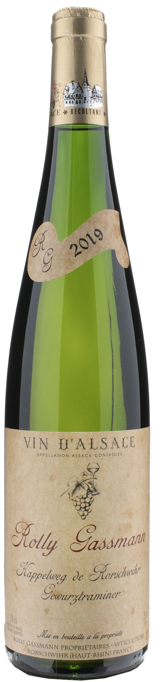 Rolly Gassmann Alsace Kappelweg de Rorschwihr Gewurztraminer 2019