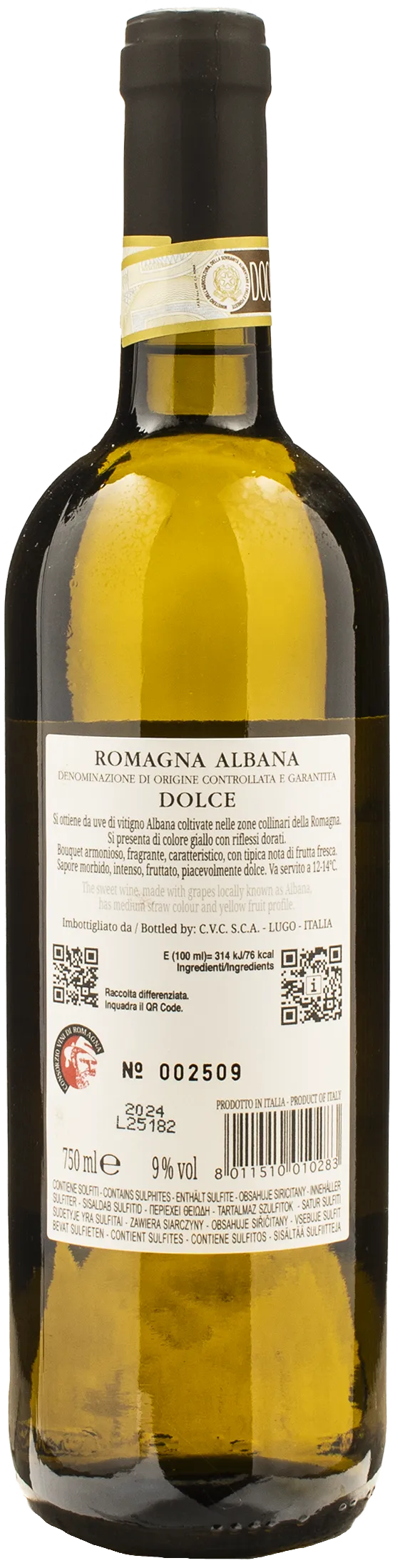 Romandiola Romagna Albana Dolce Aura Dolce 2024