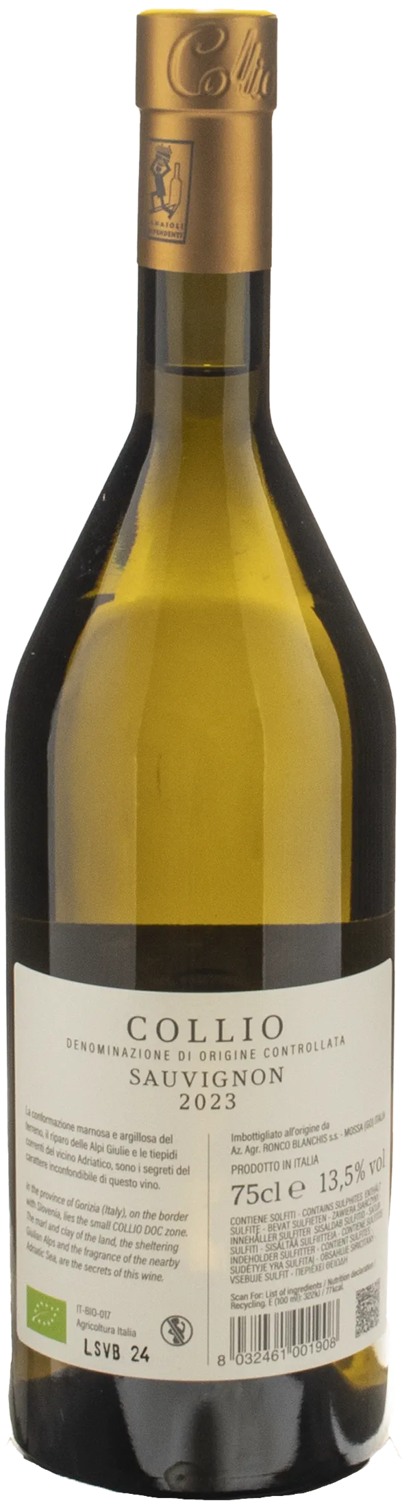 Ronco Blanchis Collio Sauvignon 2023