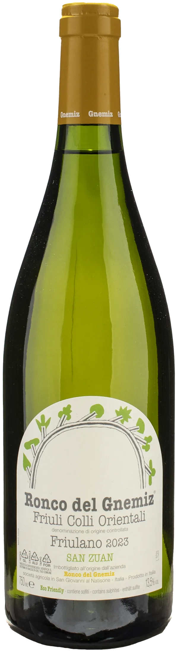 Ronco del Gnemiz Friulano San Zuan 2023