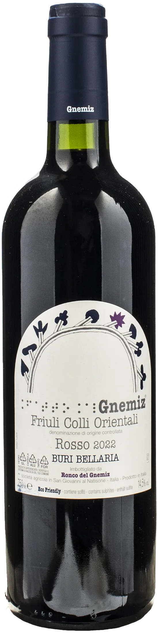 Ronco del Gnemiz Rosso Buri Bellaria 2022