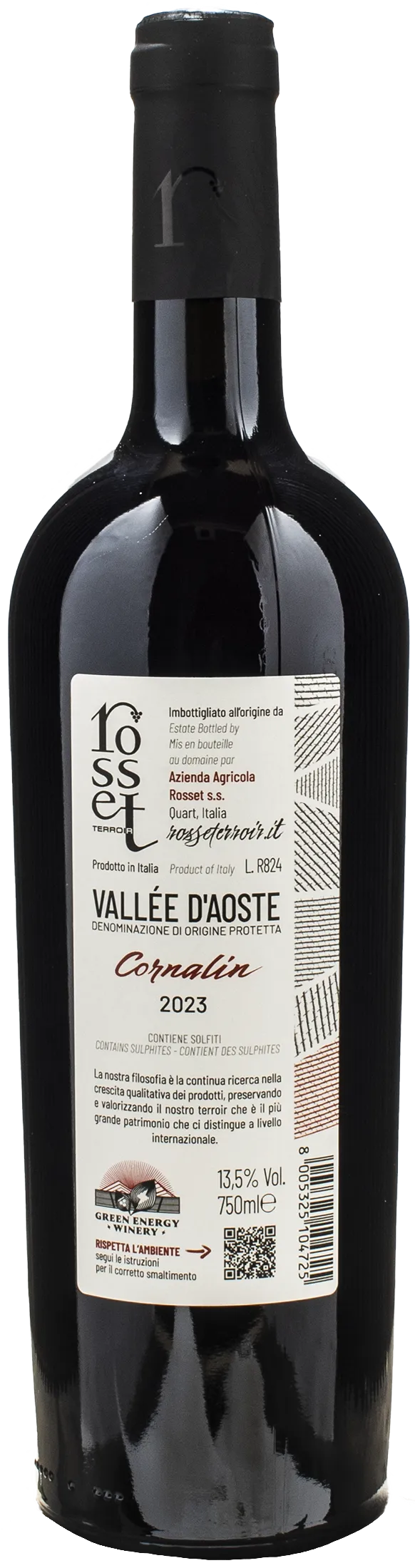 Rosset Terroir Valle d'Aosta Cornalin 2023