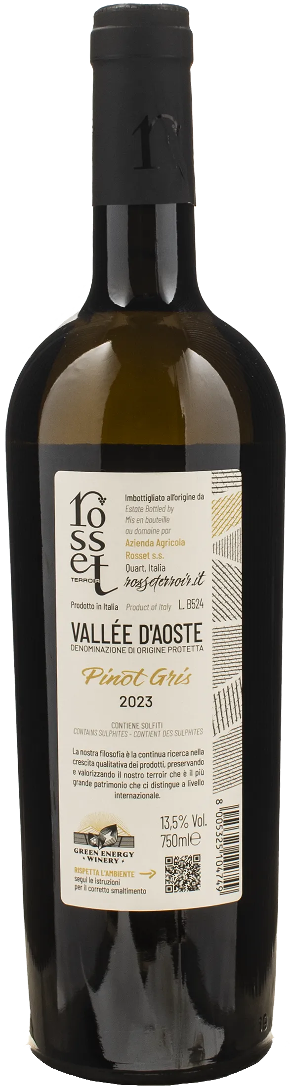 Rosset Vallee D'Aoste Pinot Gris 2023