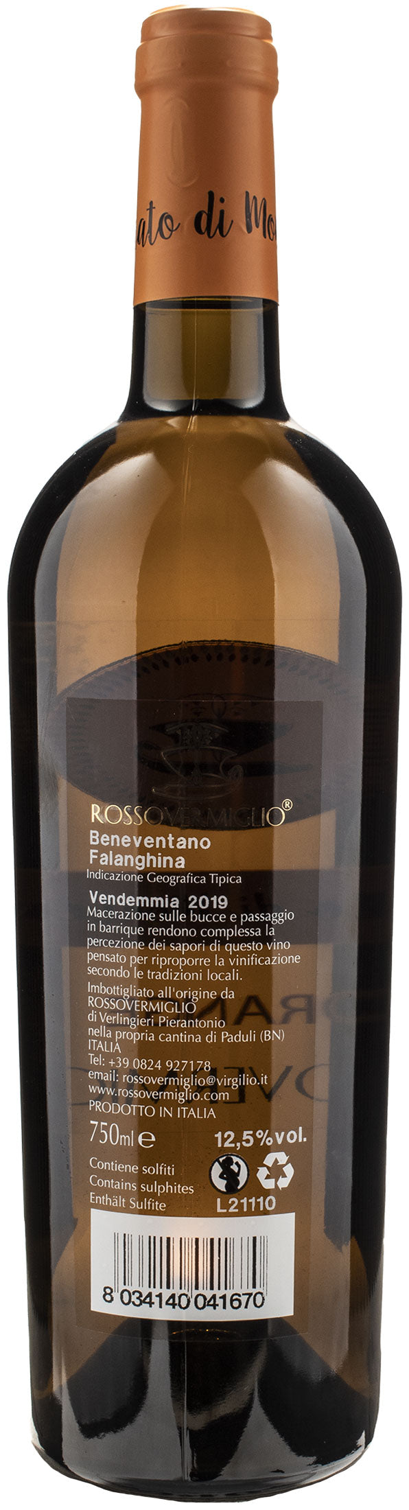 Rossovermiglio Ambrato di Montemalo Orange 2019
