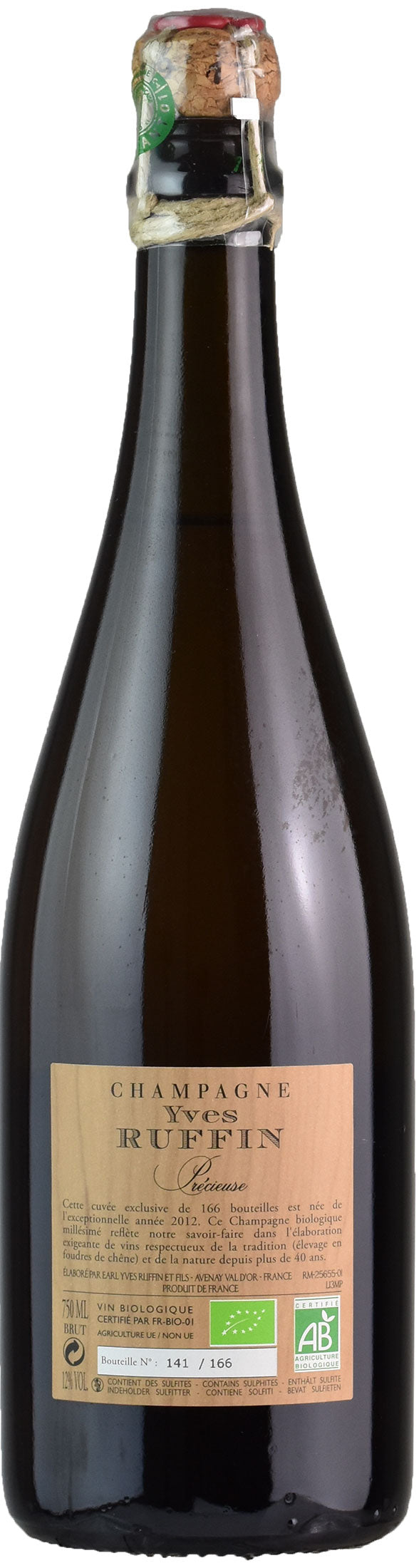 Ruffin Champagne Cuvee Precieuse Brut 2012
