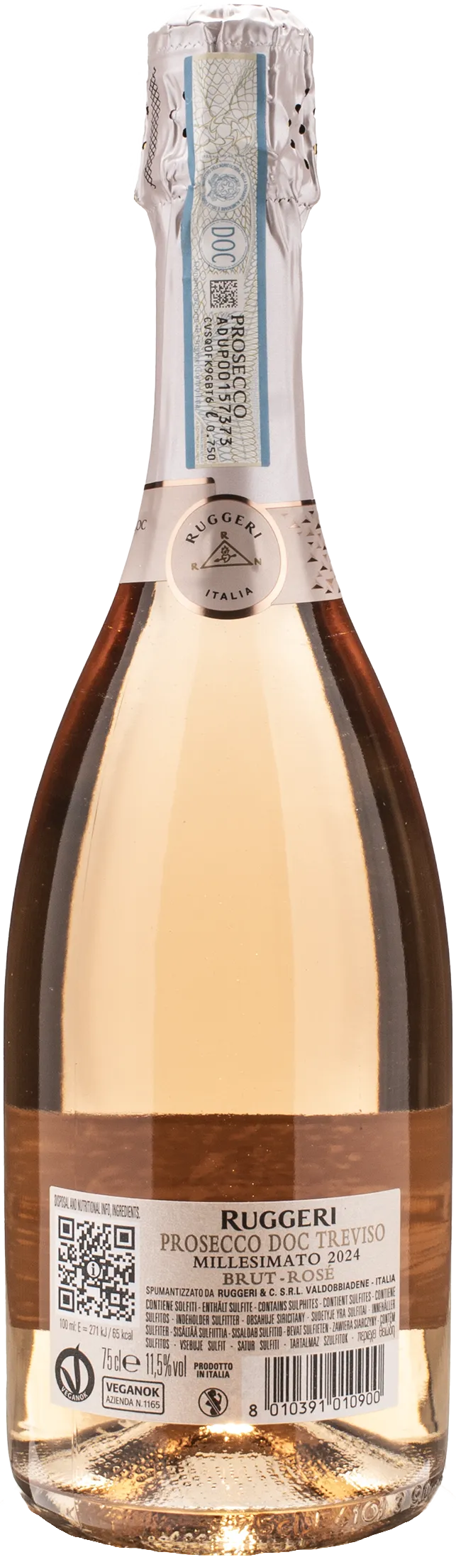 Ruggeri Prosecco Rosè Millesimato Brut Argeo 2024
