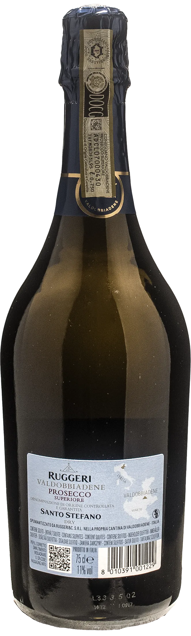 Ruggeri Valdobbiadene Prosecco Superiore Santo Stefano Dry