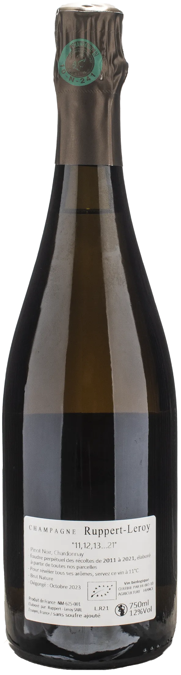 Ruppert Leroy Champagne Chardonnay 11 12 13... 22 Brut Nature