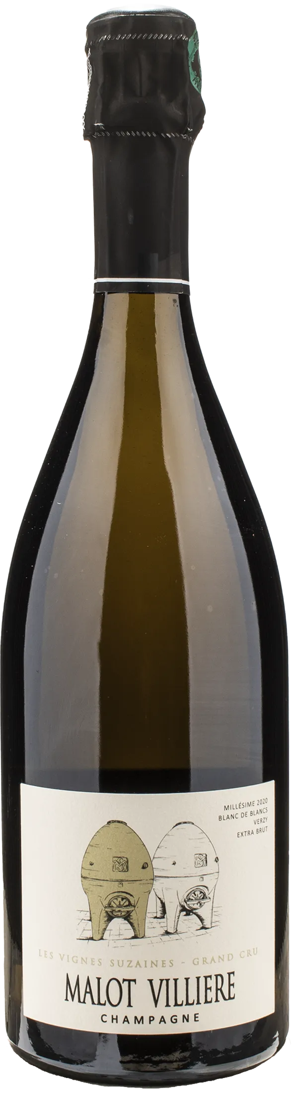 Sadi Malot Champagne Grand Cru Blanc De Blancs Les Suzaines Extra Brut 2020