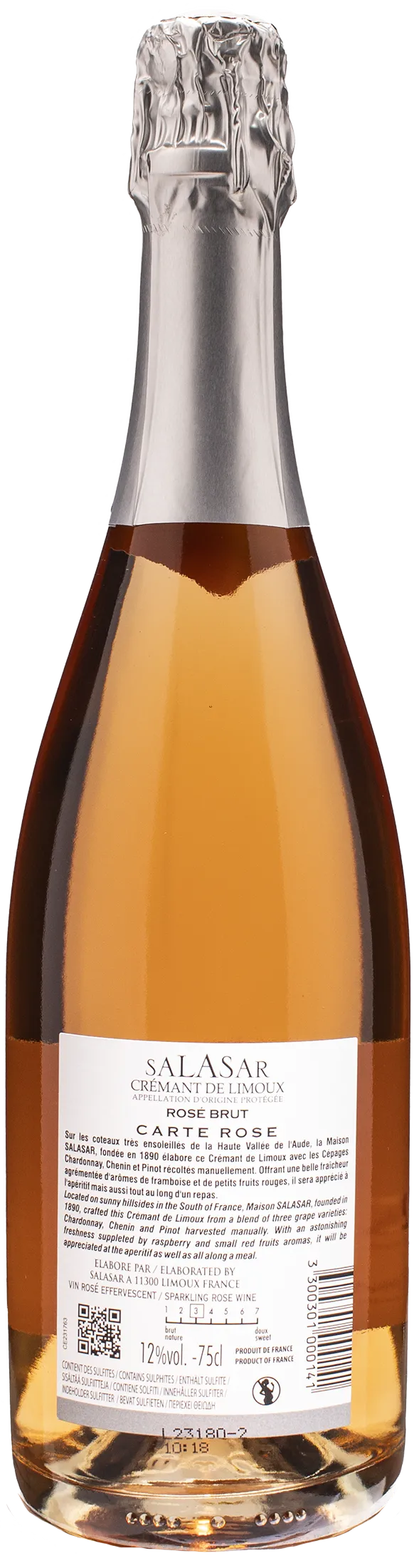 Salasar Cremant de Limoux Carte Rosè Brut