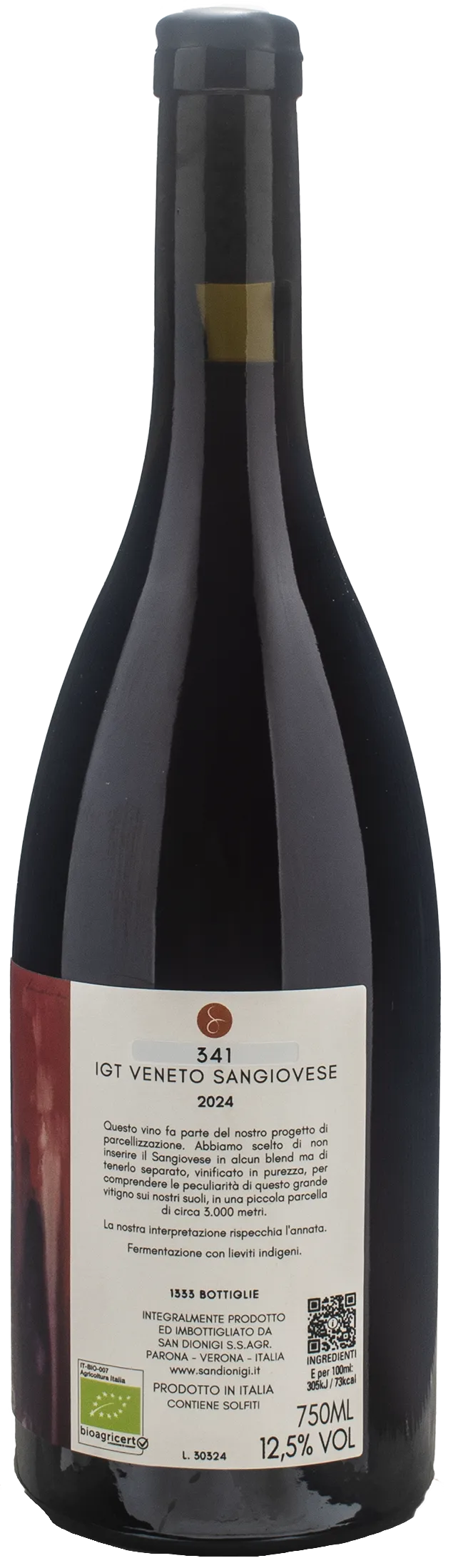 San Dionigi Sangiovese Parcella 341 2024
