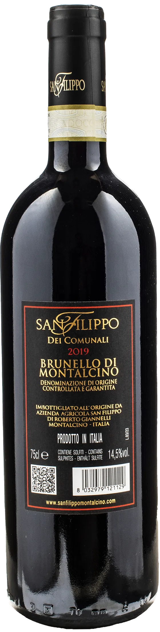 San Filippo Brunello di Montalcino Comunali 2019
