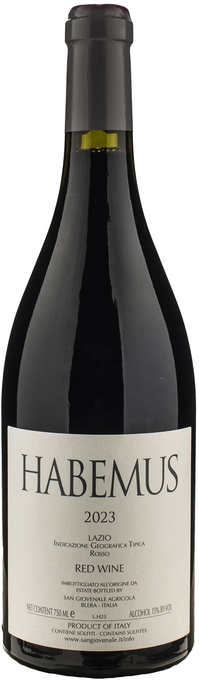 San Giovenale Habemus White Label Red Lazio IGT 2023 0.75L | XtraWine