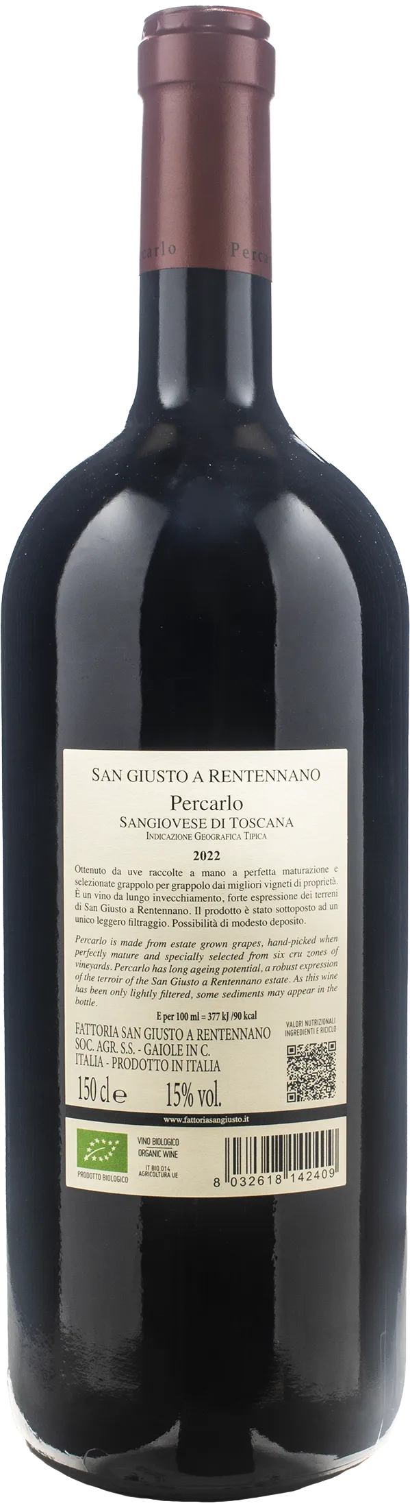 San Giusto a Rentennano Percarlo Sangiovese Magnum 2022