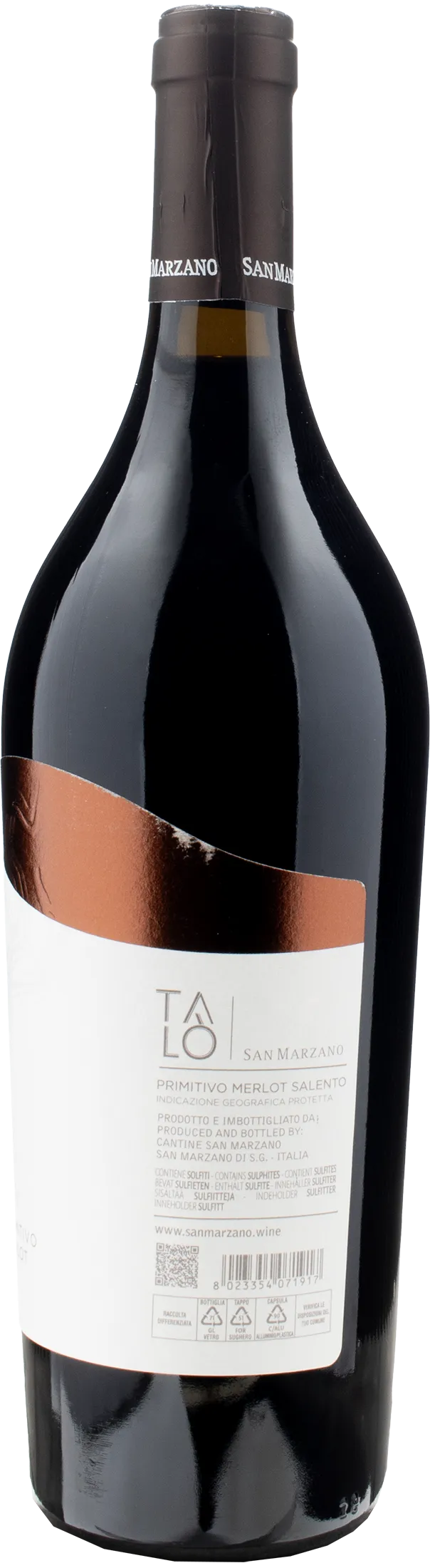 San Marzano Talò Primitivo Merlot Salento IGP 2022