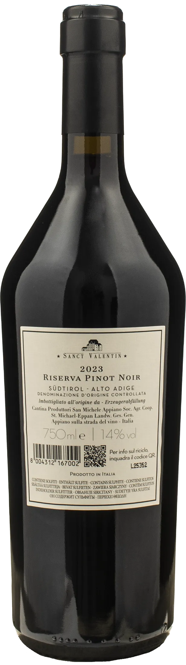 San Michele Appiano Sanct Valentin Pinot Nero Riserva 2023