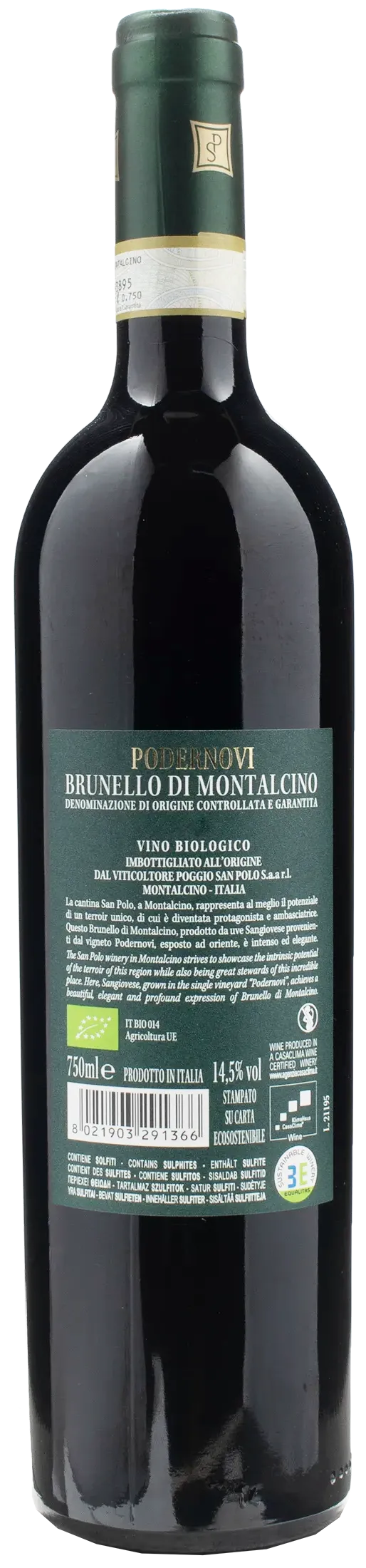 San Polo Brunello di Montalcino Podernovi 2018