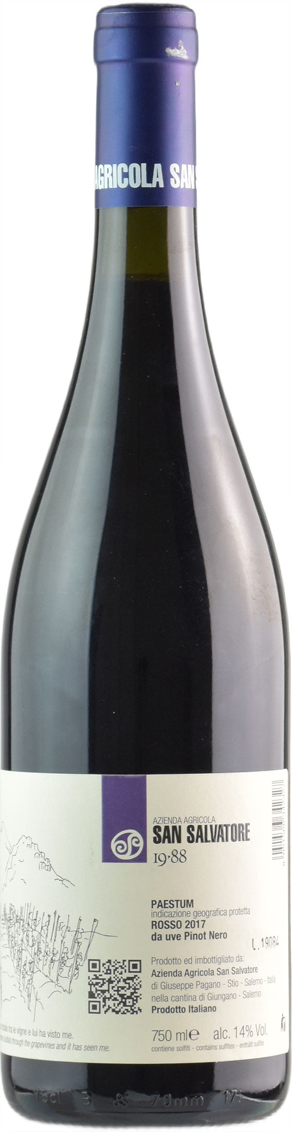 San Salvatore 1988 Paestum Pino di Stio Pinot Nero 2017