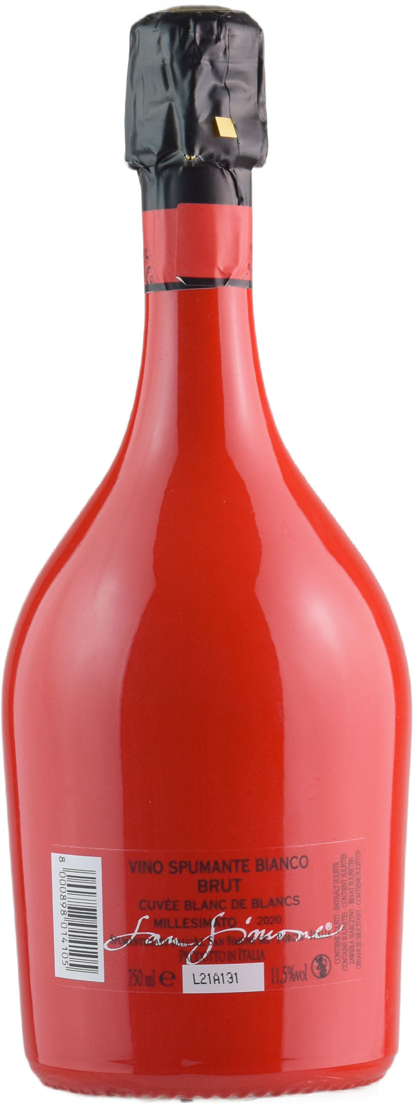 San Simone Cuvée Blanc de Blancs Perlae Naonis Red Edition Brut Millesimato 2020