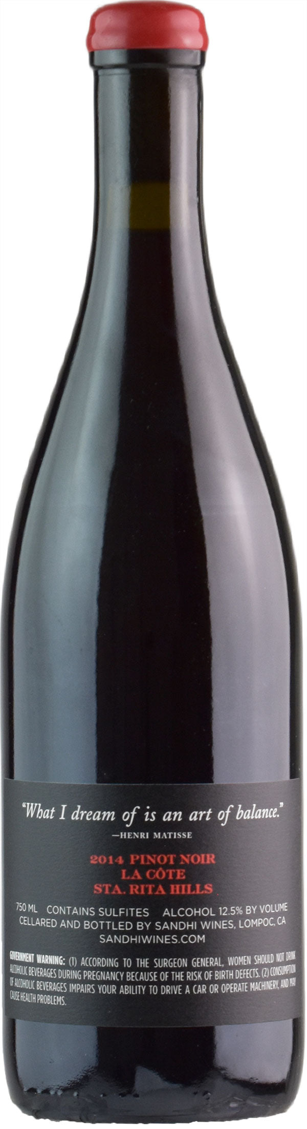 Sandhi Wines La Cote Pinot Noir 2014