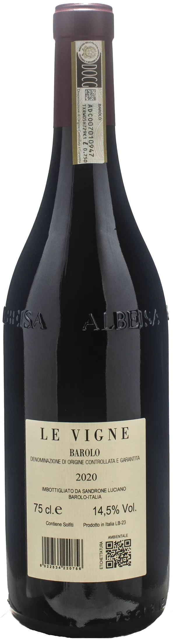 Sandrone Barolo Le Vigne 2020