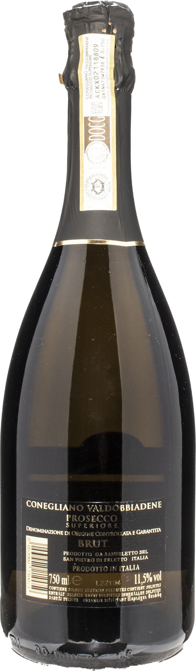 Sanfeletto Conegliano Valdobbiadene Prosecco Superiore Brut