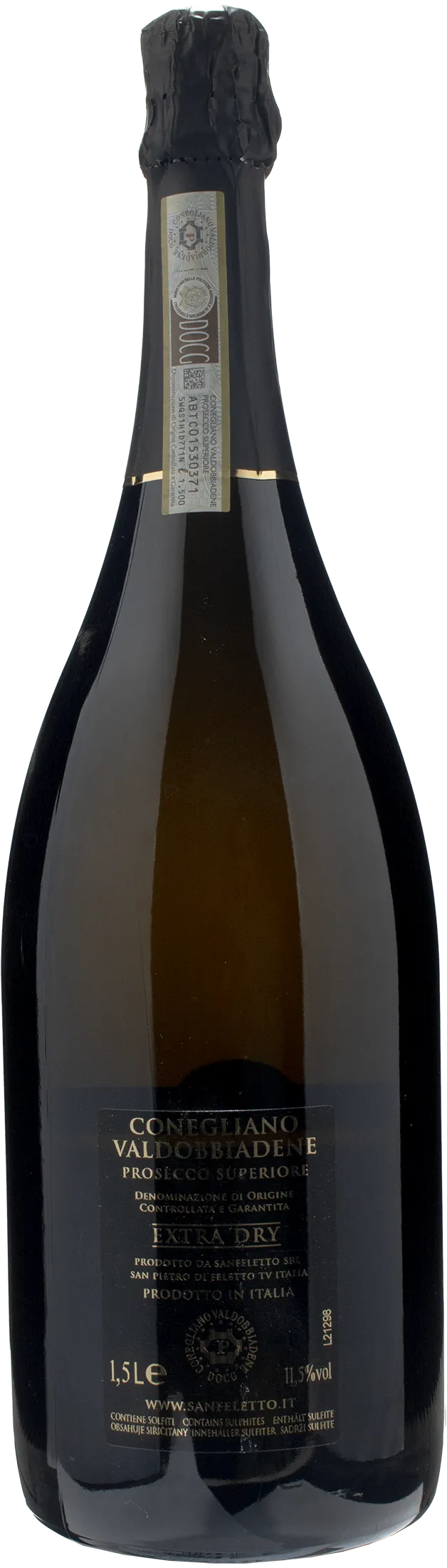 Sanfeletto Conegliano Valdobbiadene Prosecco Superiore Extra Dry Magnum