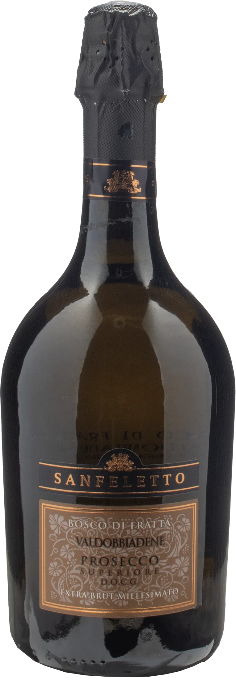 Sanfeletto Valdobbiadene Prosecco Superiore Bosco di Fratta Extra Brut Millesimato 2023