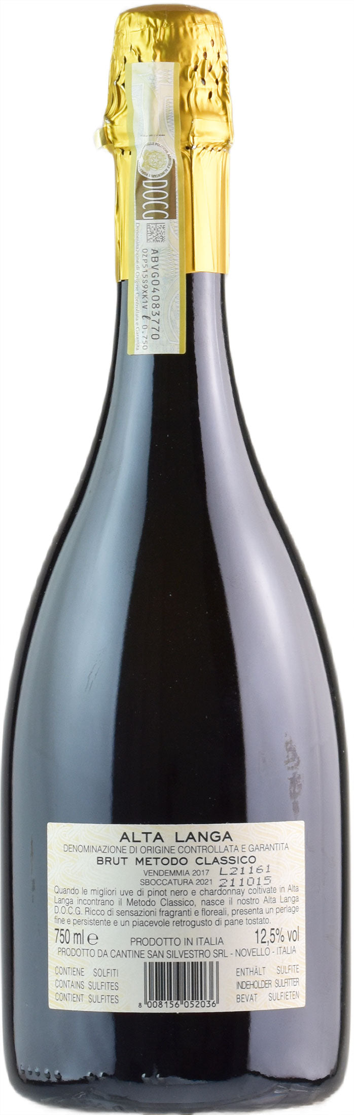 SanSilvestro Alta Langa Brut 2017