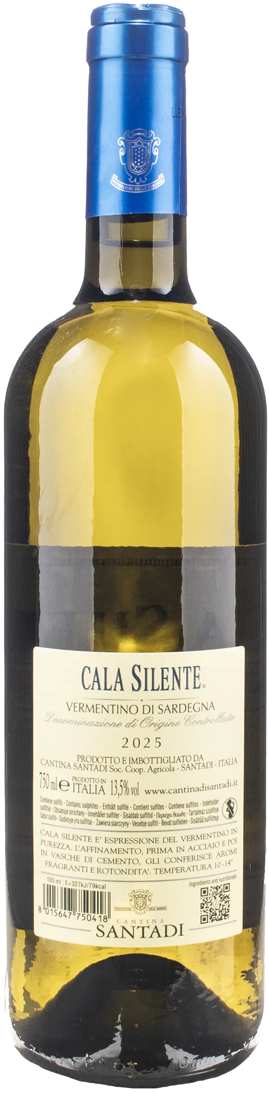 Santadi Vermentino di Sardegna Cala Silente 2025