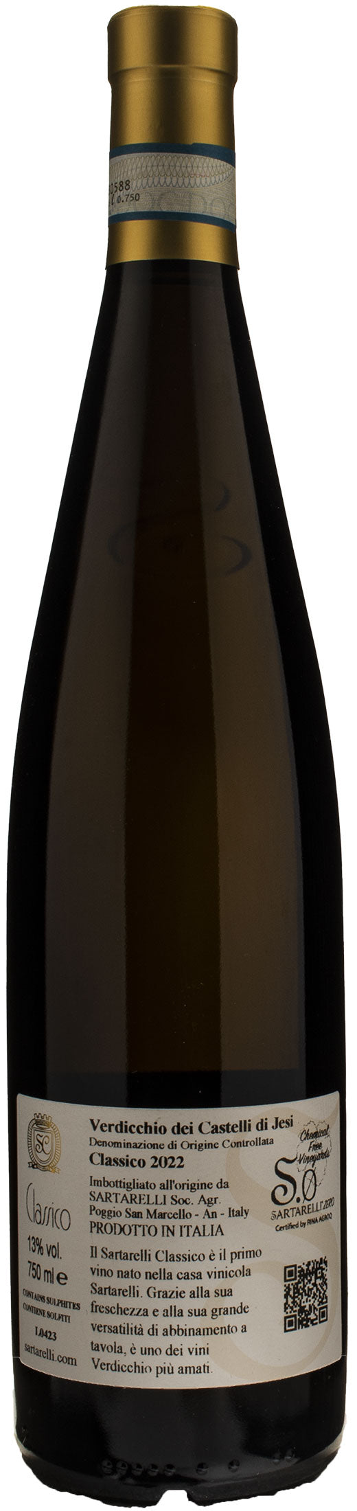 Sartarelli Verdicchio dei Castelli di Jesi Classico 2022