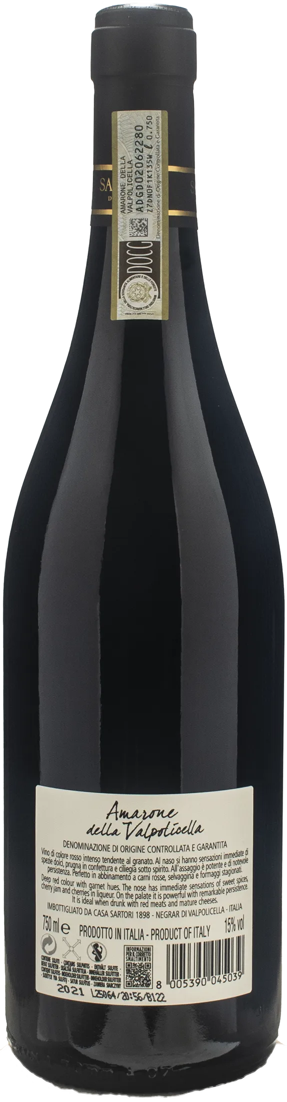 Sartori Amarone della Valpolicella 2021