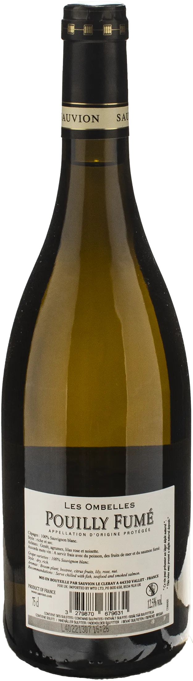 Sauvion Pouilly Fume Les Ombelles 2023