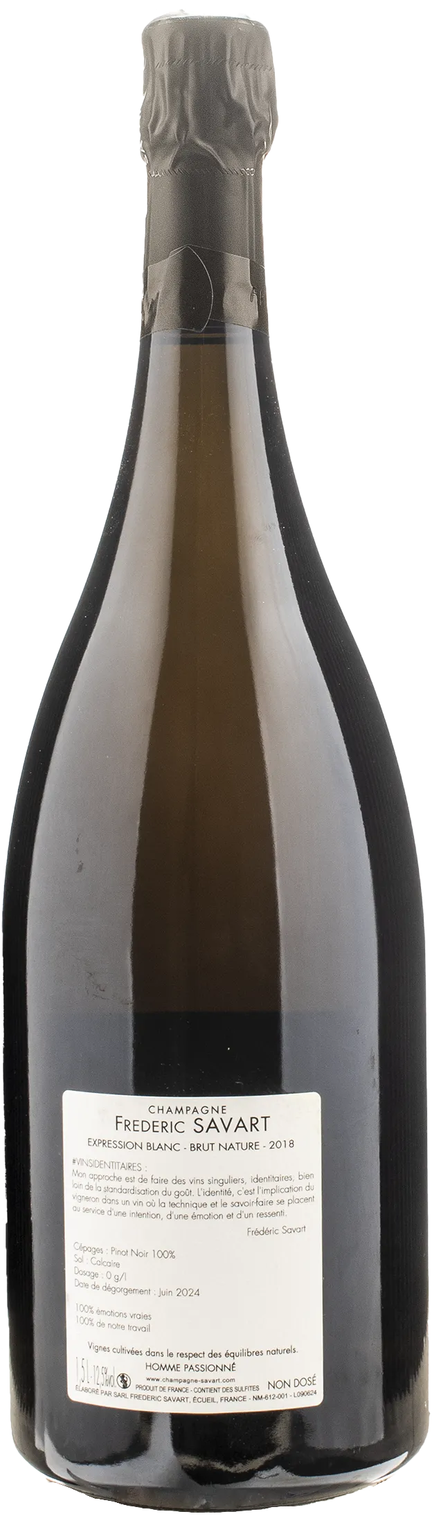 Savart Champagne Expression Brut Nature Magnum 2018